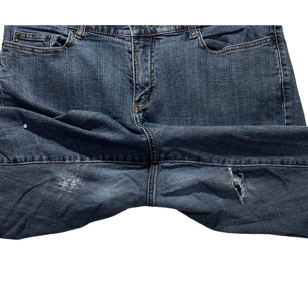 Denim Blue Jean Fabric Crafting Crafting Quilting Sewing Upcycle Plus Size 4lb - Picture 6 of 13